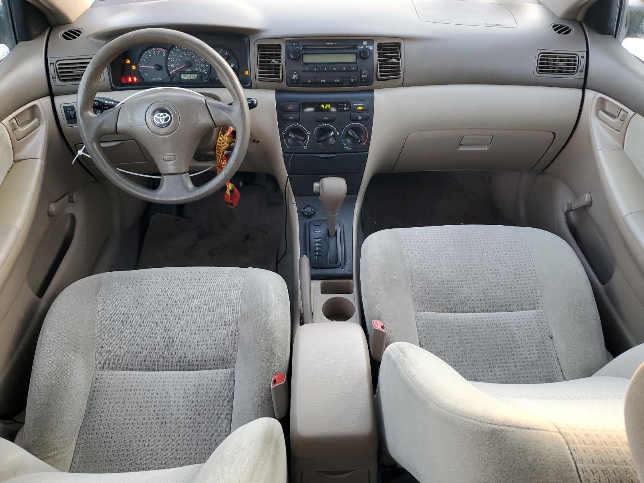 2008 Toyota Corolla VIN 2T1BR32E68C927837 Copart auction photo, front end / rear end damage thumbnail 8