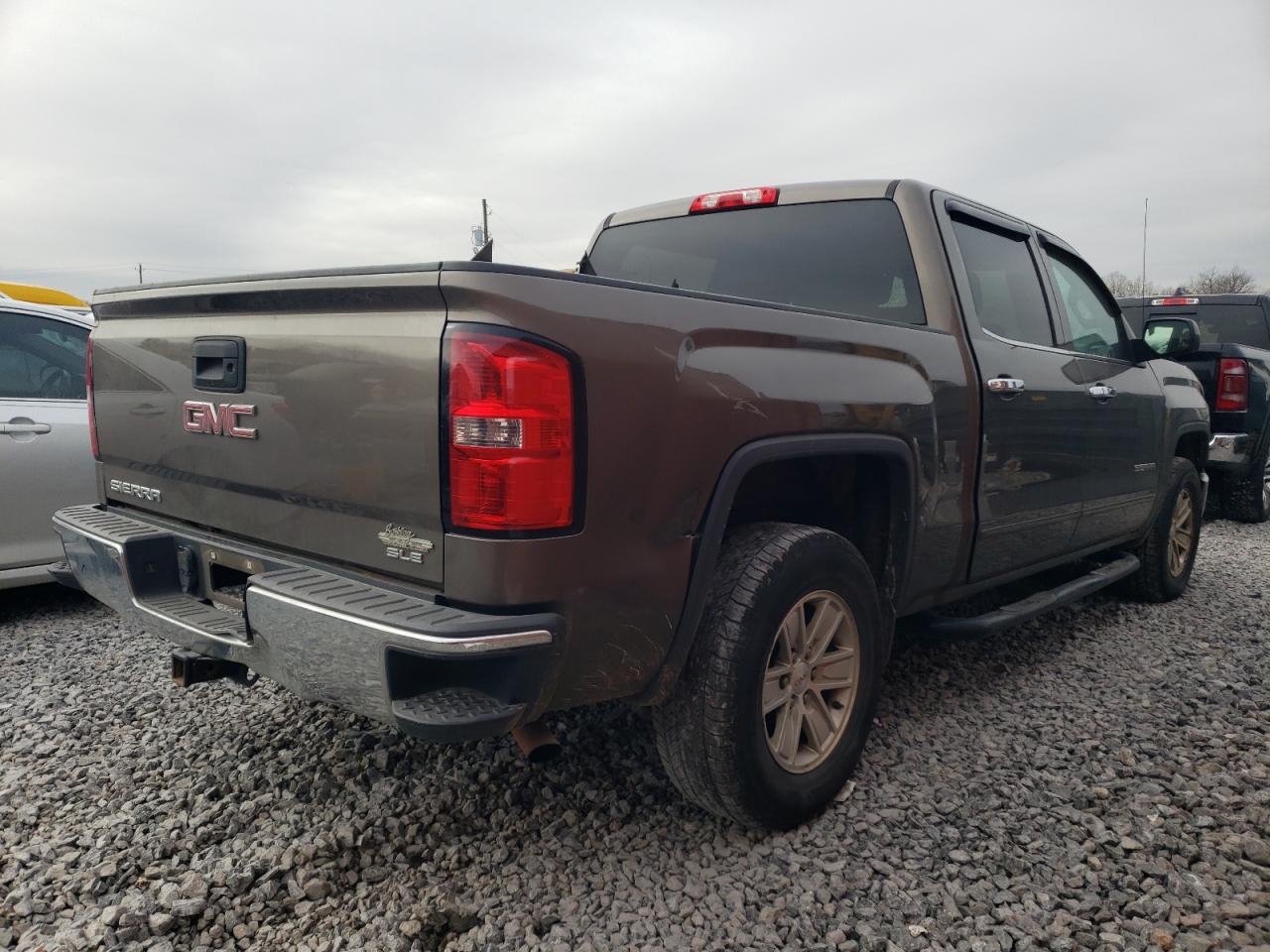 2015 GMC Sierra VIN 3GTP1UEC1FG428475 Copart auction photo, front end damage thumbnail 3