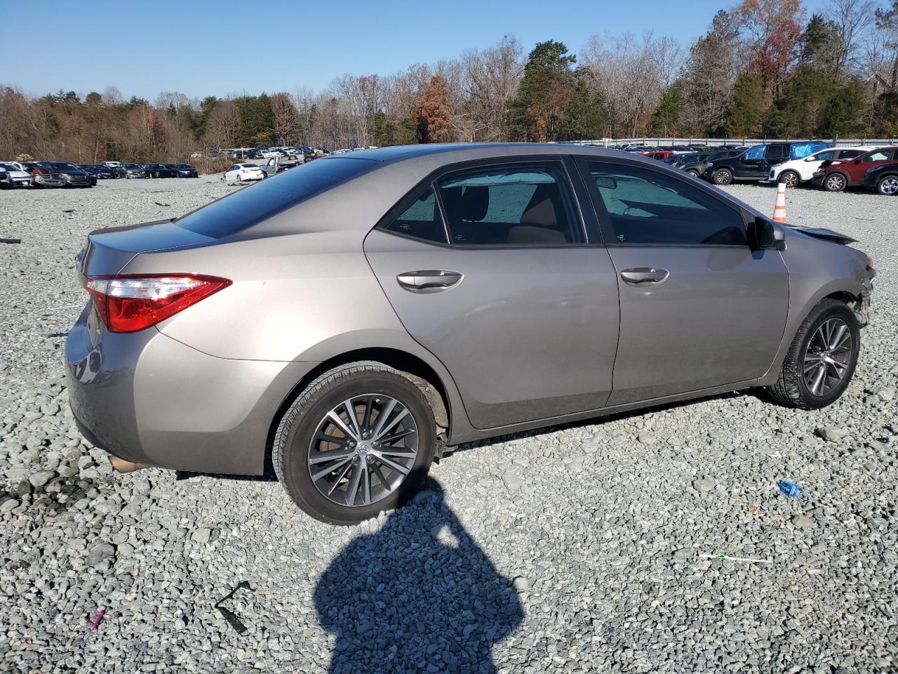 2016 Toyota Corolla VIN 2T1BURHE7GC696485 Copart auction photo, front end / minor dent/scratches damage thumbnail 3