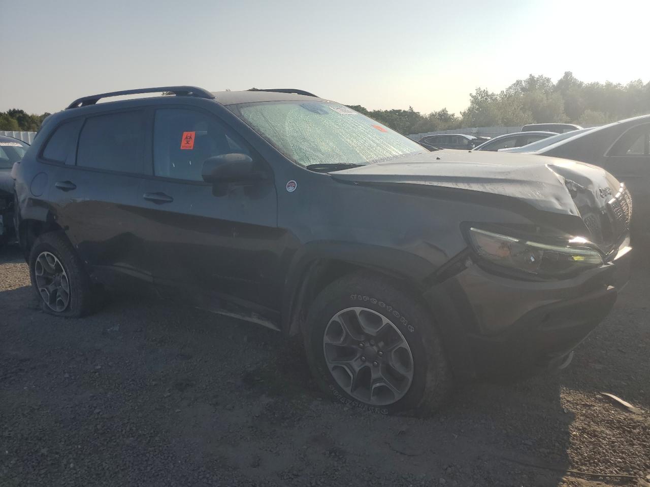 2021 Jeep Cherokee VIN 1C4PJMBX6MD253173 Copart auction photo, all over damage thumbnail 4