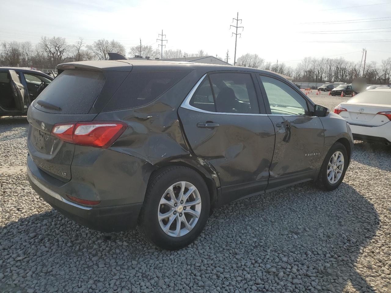 2019 Chevrolet Equinox VIN 3GNAXKEV2KS638320 Copart auction photo, side damage thumbnail 3