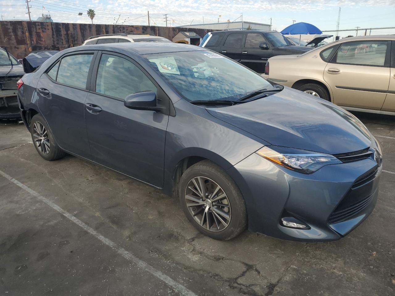 2017 Toyota Corolla VIN 5YFBURHE4HP605397 Copart auction photo, rear end damage thumbnail 4