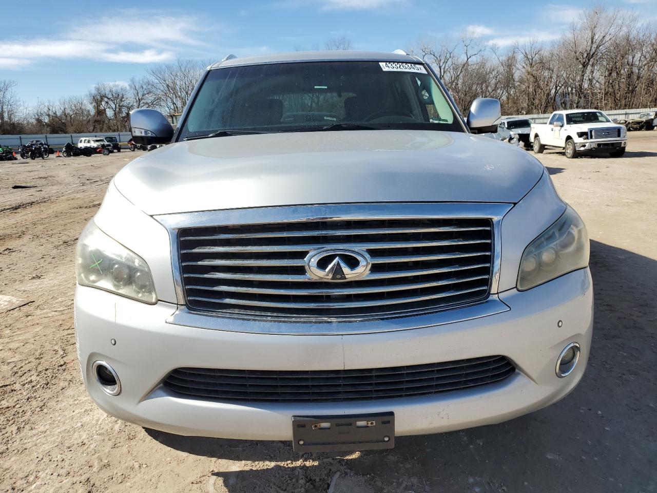 2012 Infiniti QX56 VIN JN8AZ2NF9C9516607 Copart auction photo, all over / hail damage thumbnail 5