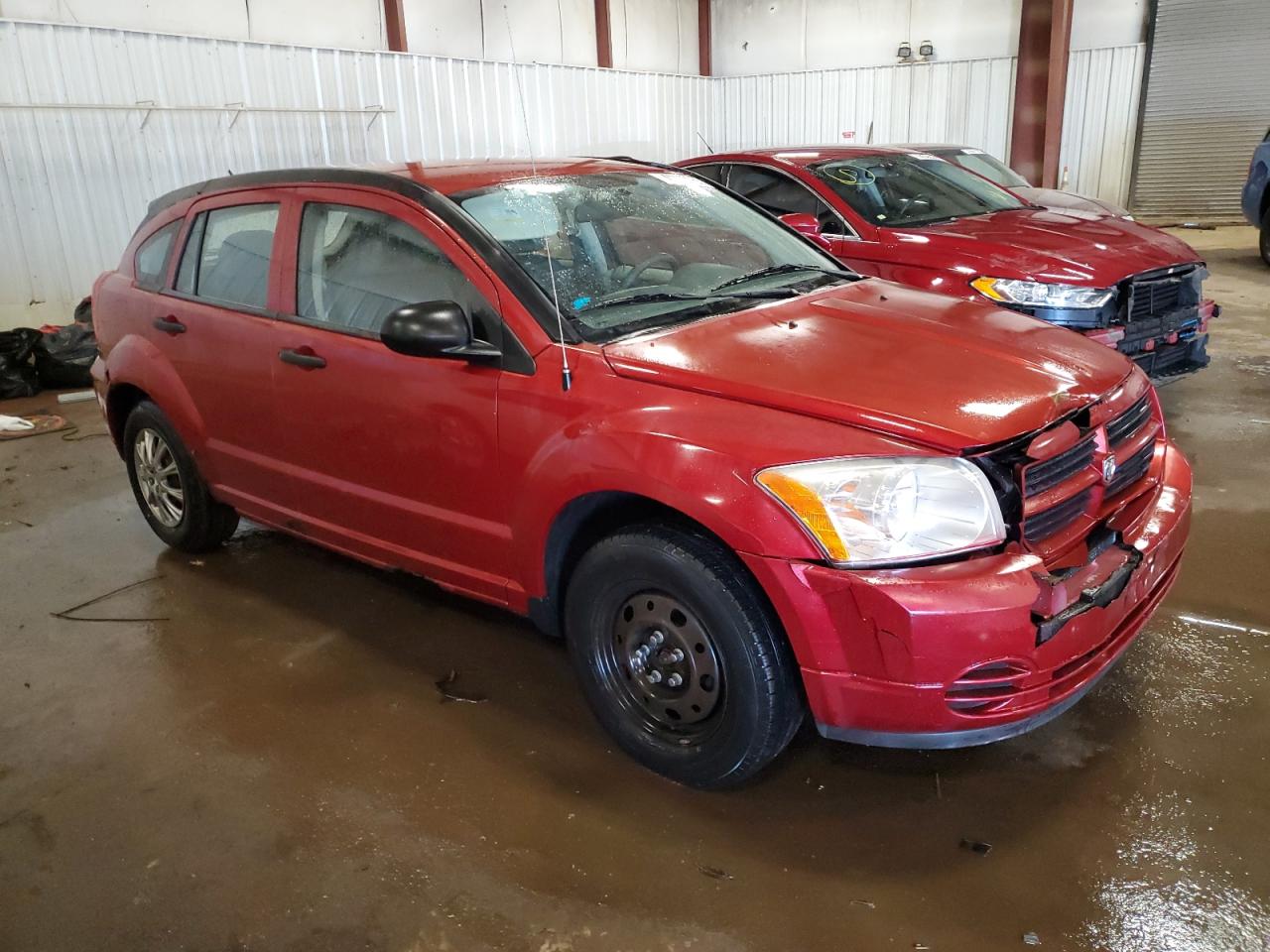 2007 Dodge Caliber VIN 1B3HB28B87D223907 Copart auction photo, front end / side damage thumbnail 4