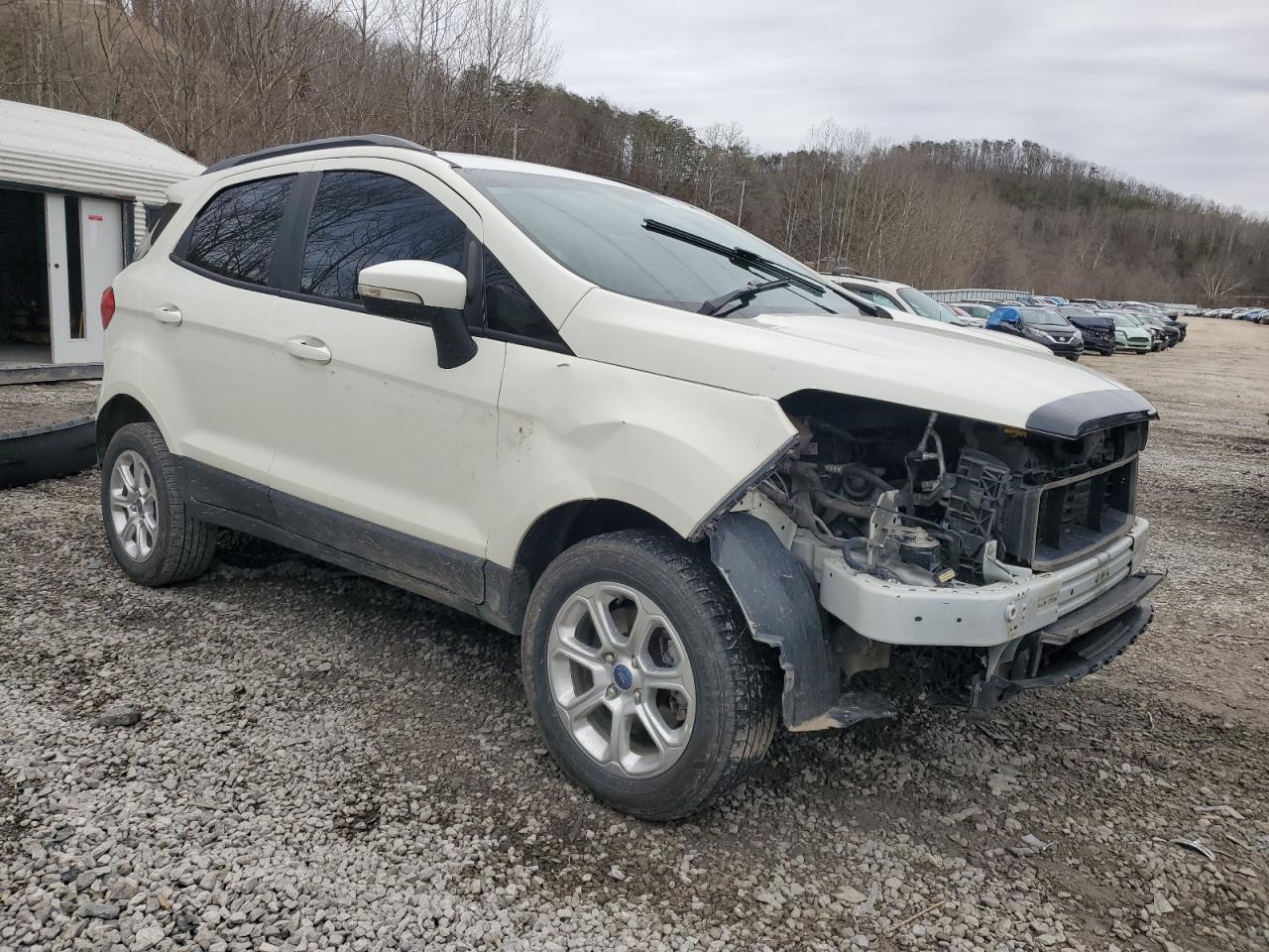 2019 Ford EcoSport VIN MAJ6S3GL1KC294750 Copart auction photo, front end / side damage thumbnail 4