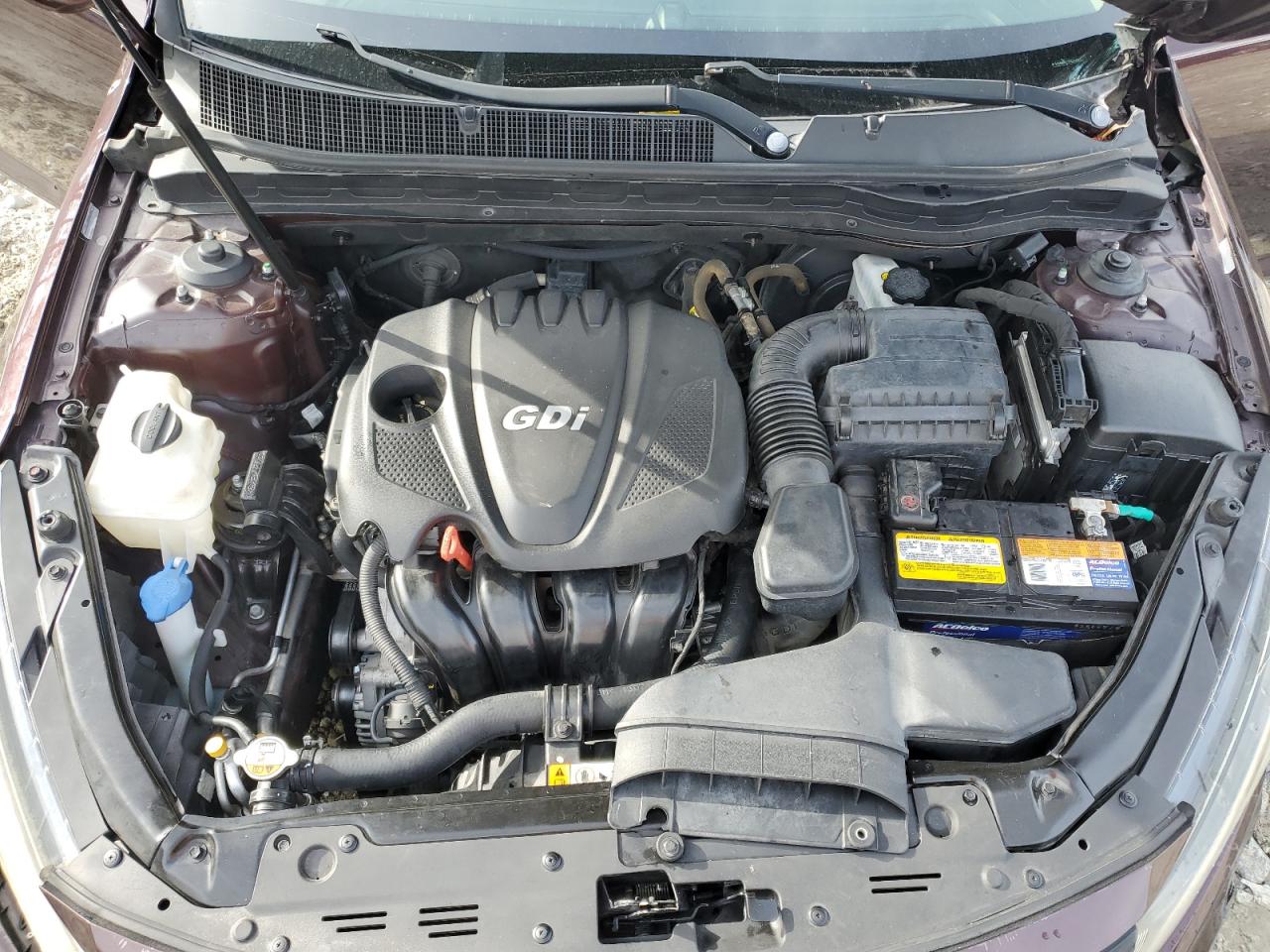 2014 KIA Optima VIN 5XXGM4A77EG264957 Copart auction photo, front end damage thumbnail 13