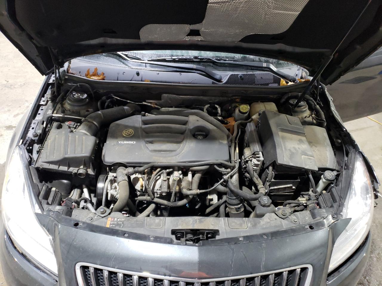 2012 Buick Regal VIN 2G4GS5EV4C9210276 Copart auction photo, front end / side damage thumbnail 11