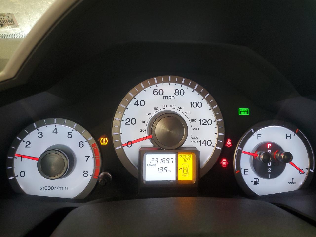 2011 Honda Pilot VIN 5FNYF4H49BB106662 Copart auction photo, front end / rear end damage thumbnail 9