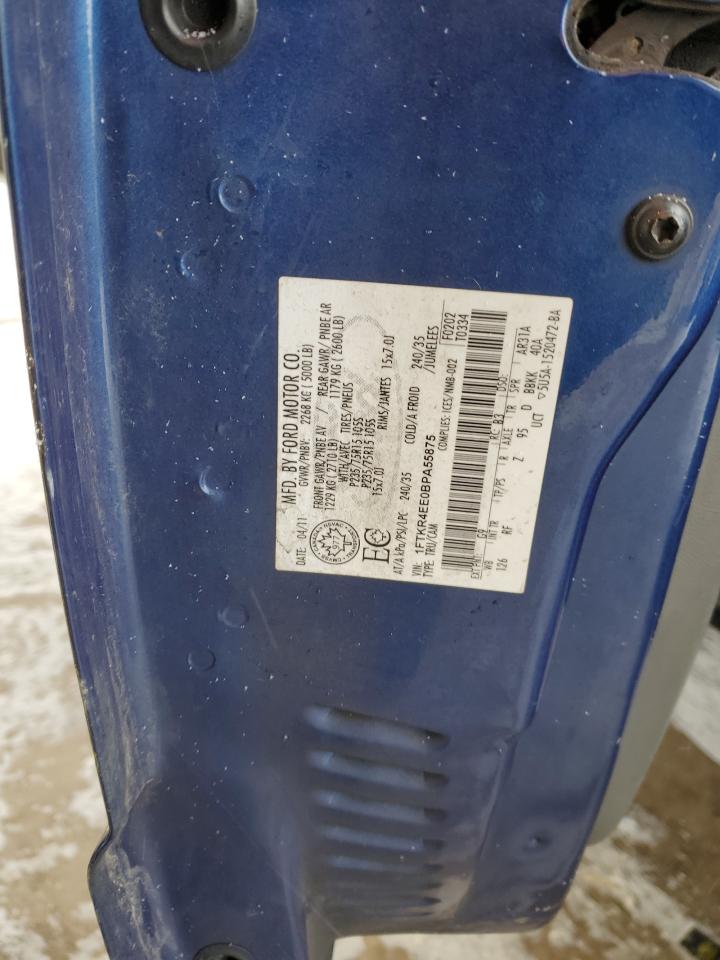2011 Ford Ranger VIN 1FTKR4EE0BPA55875 Copart auction photo, front end / rear end damage thumbnail 14