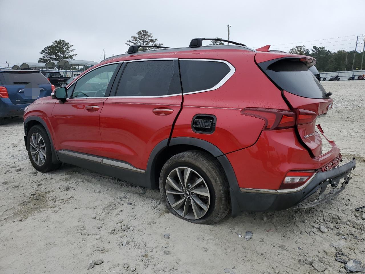 2020 Hyundai Santa Fe VIN 5NMS53ADXLH217623 Copart auction photo, all over damage thumbnail 2