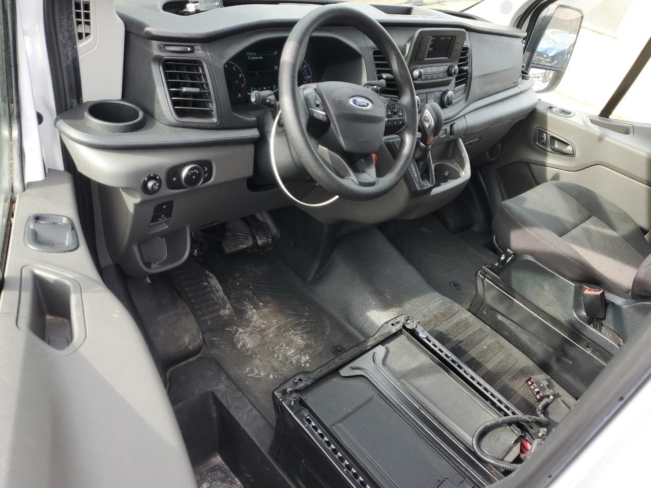 2023 Ford Transit VIN 1FTBR1Y85PKA77962 Copart auction photo, all over damage thumbnail 8