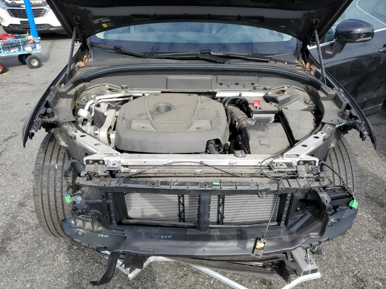 2021 Volvo XC60 VIN YV4A22RK7M1721444 Copart auction photo, frame damage damage thumbnail 12