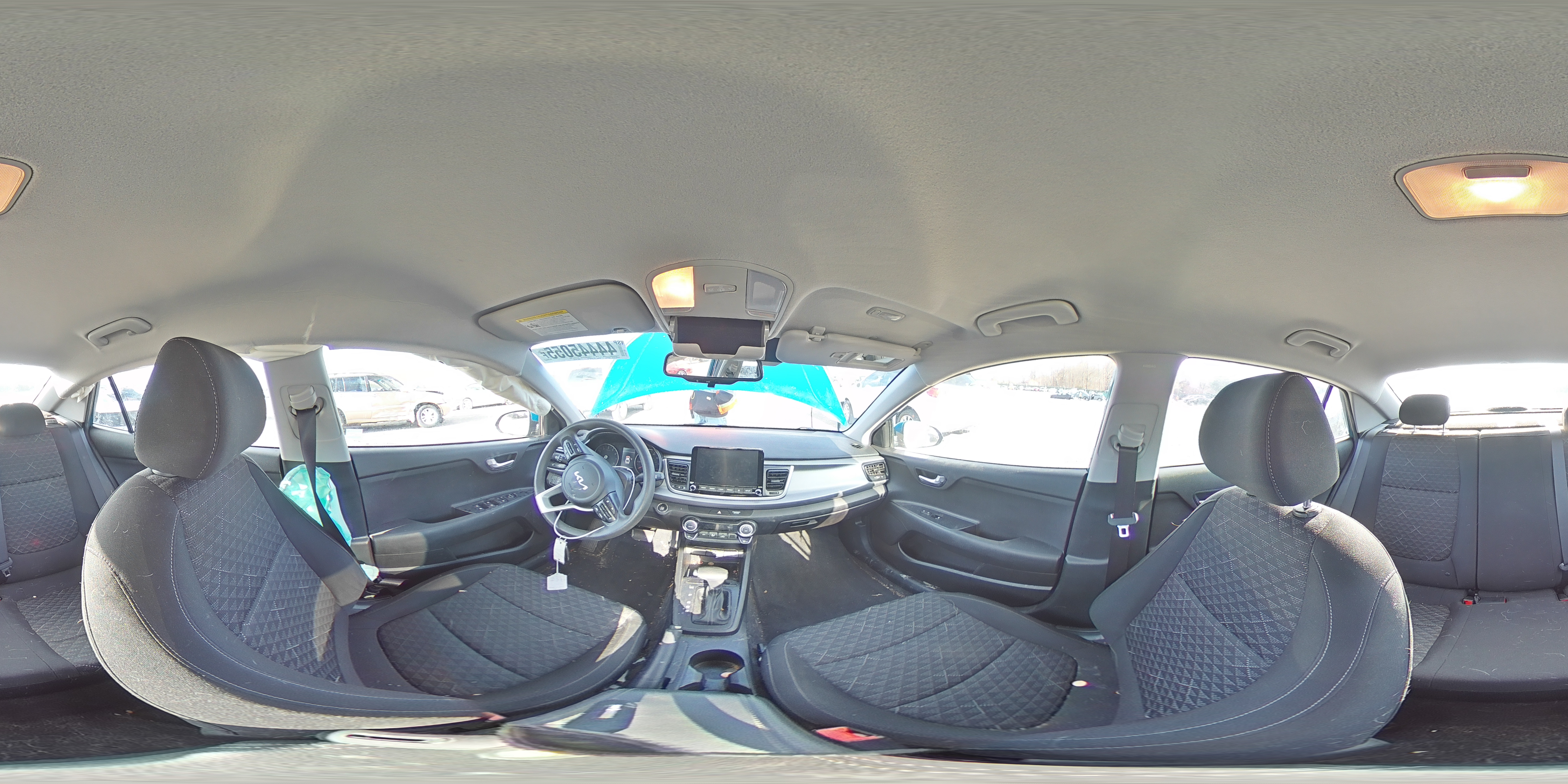 2022 KIA Rio VIN 3KPA24AD4NE437294 Copart auction photo, all over / undercarriage damage thumbnail 13