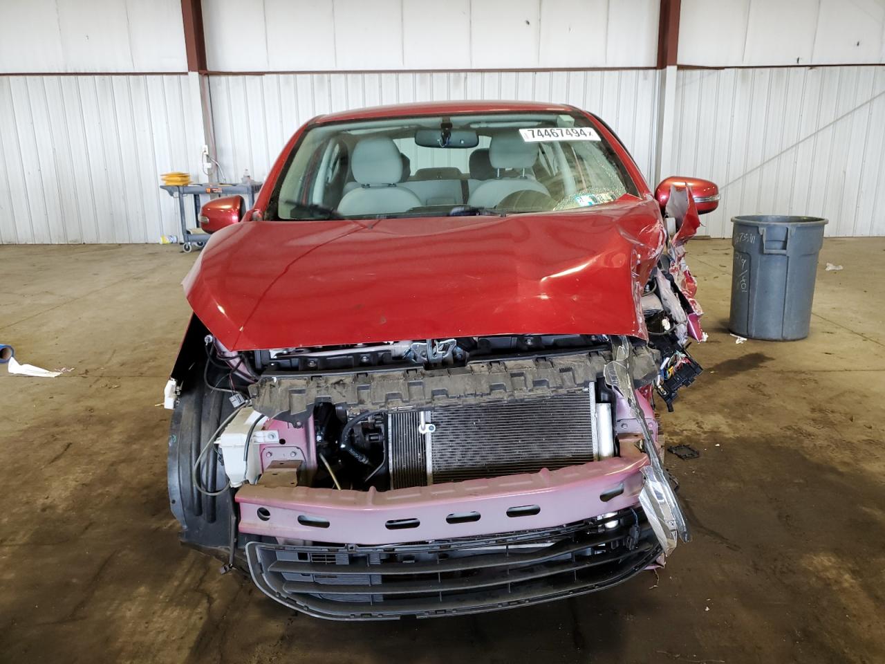 2017 Mitsubishi Mirage VIN ML32F4FJ3HH003876 Copart auction photo, front end / side damage thumbnail 5