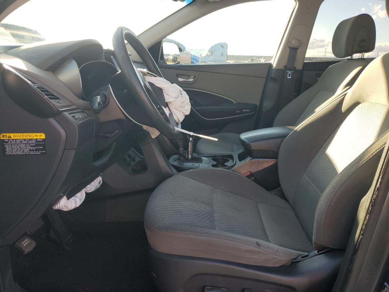 2019 Hyundai Santa Fe VIN KM8SM4HF5KU301321 Copart auction photo, front end / mechanical damage thumbnail 7