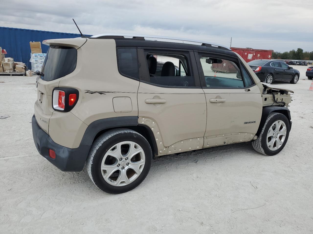 2016 Jeep Renegade VIN ZACCJADT0GPC74288 Copart auction photo, front end / side damage thumbnail 3