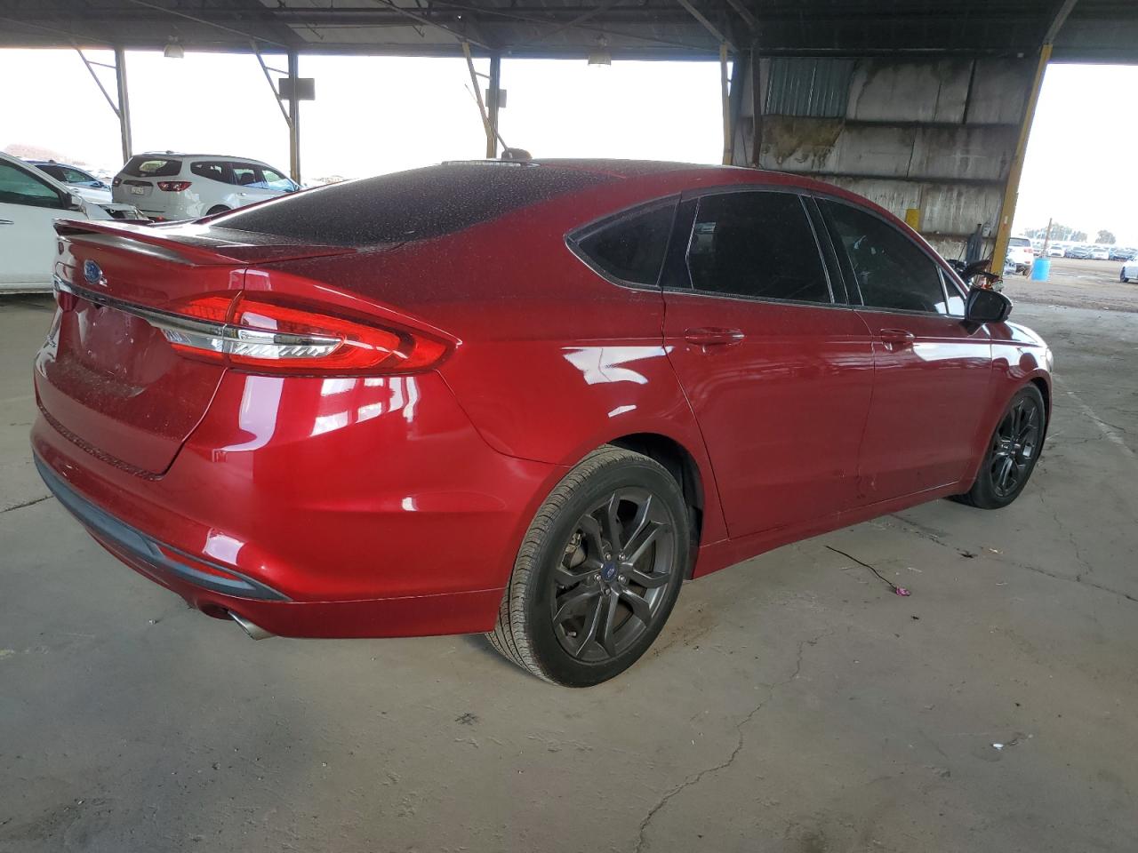 2018 Ford Fusion VIN 3FA6P0G7XJR167806 Copart auction photo, front end damage thumbnail 3