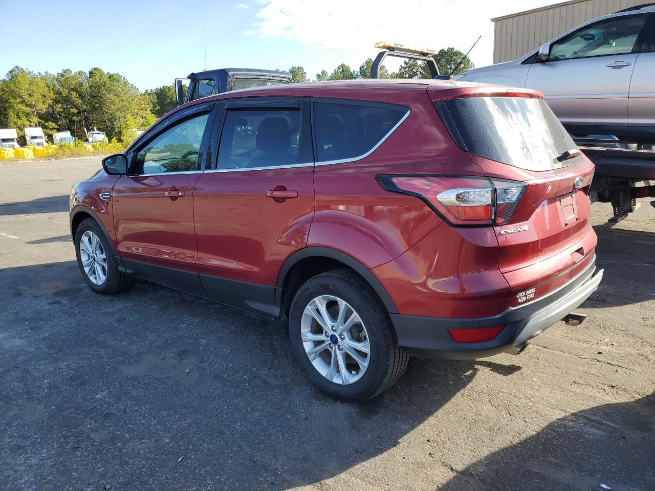 2017 Ford Escape VIN 1FMCU0GD3HUB72873 Copart auction photo, side damage thumbnail 2