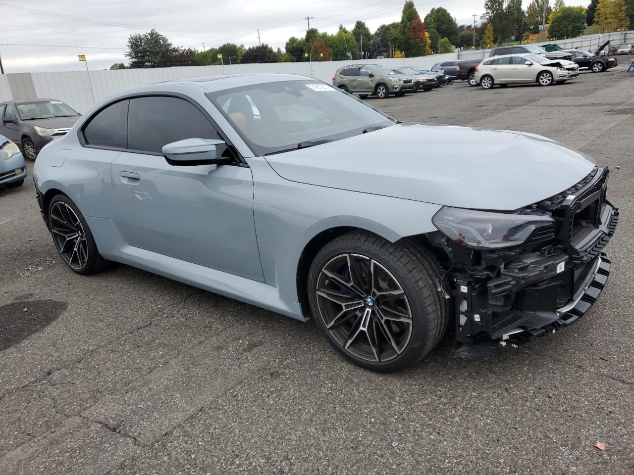 2024 BMW M2 VIN 3MF13DM00R8D93317 Copart auction photo, all over damage thumbnail 4