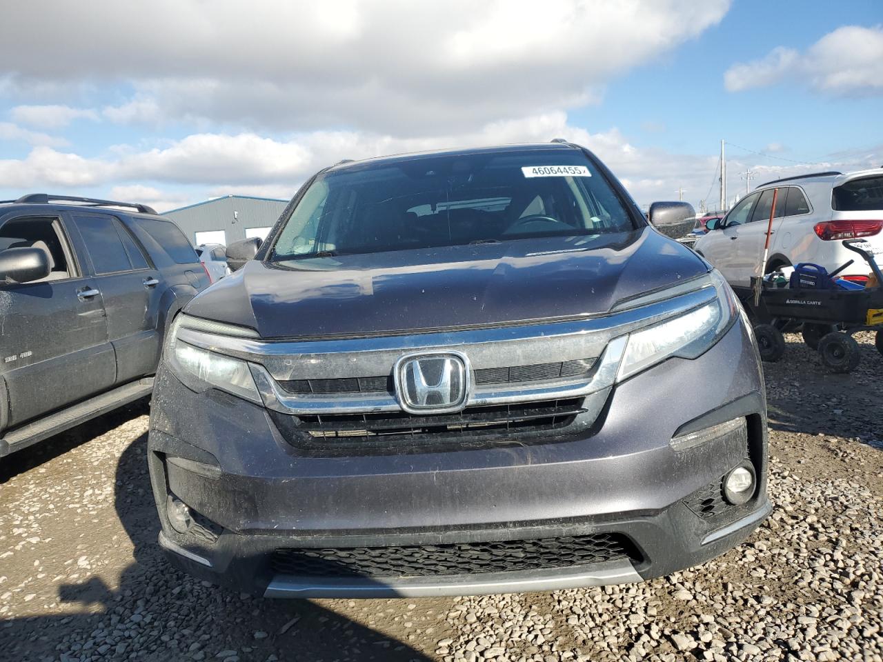 2020 Honda Pilot VIN 5FNYF6H63LB009617 Copart auction photo, all over damage thumbnail 5