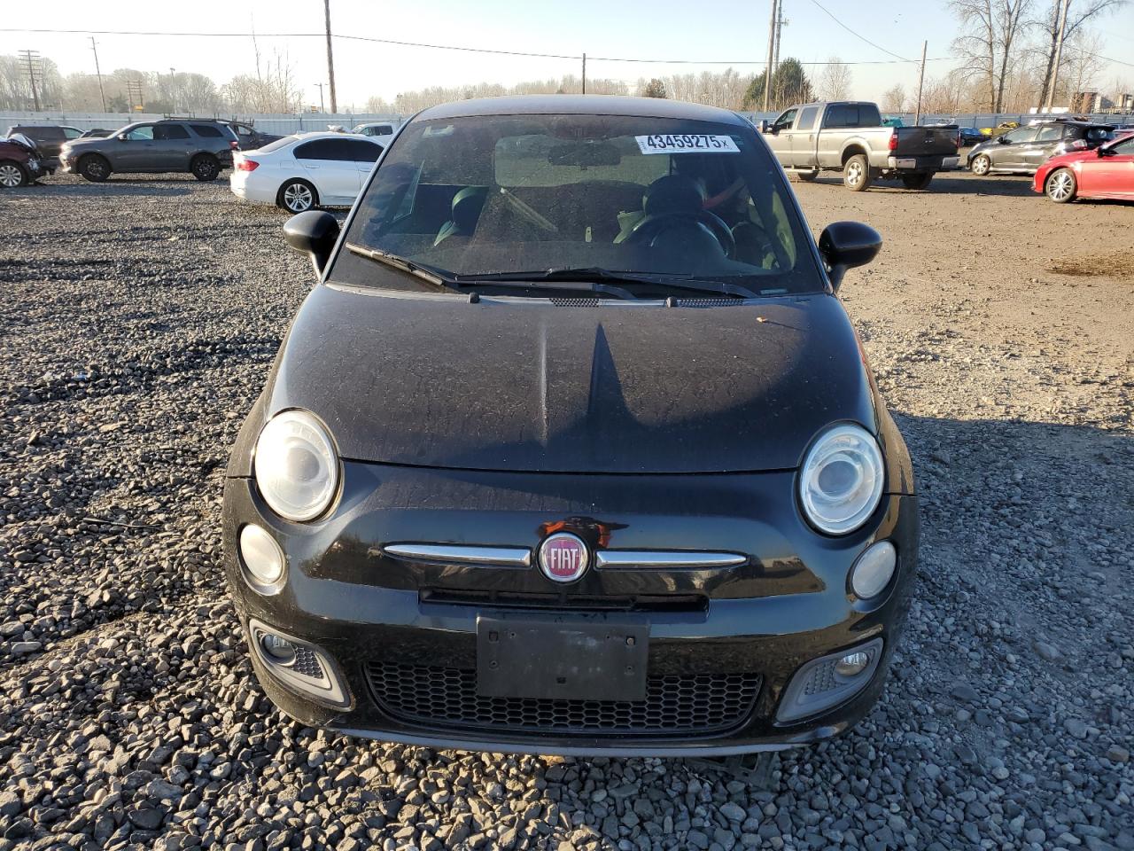 2015 Fiat 500 VIN 3C3CFFBR4FT500950 Copart auction photo, rear end damage thumbnail 5