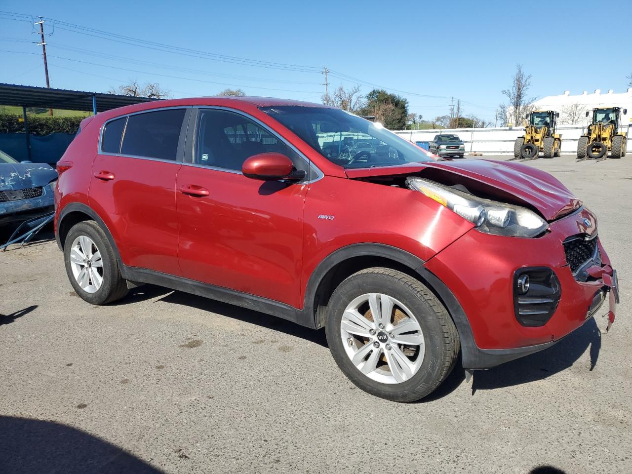 2017 KIA Sportage VIN KNDPMCAC6H7154194 Copart auction photo, front end damage thumbnail 4
