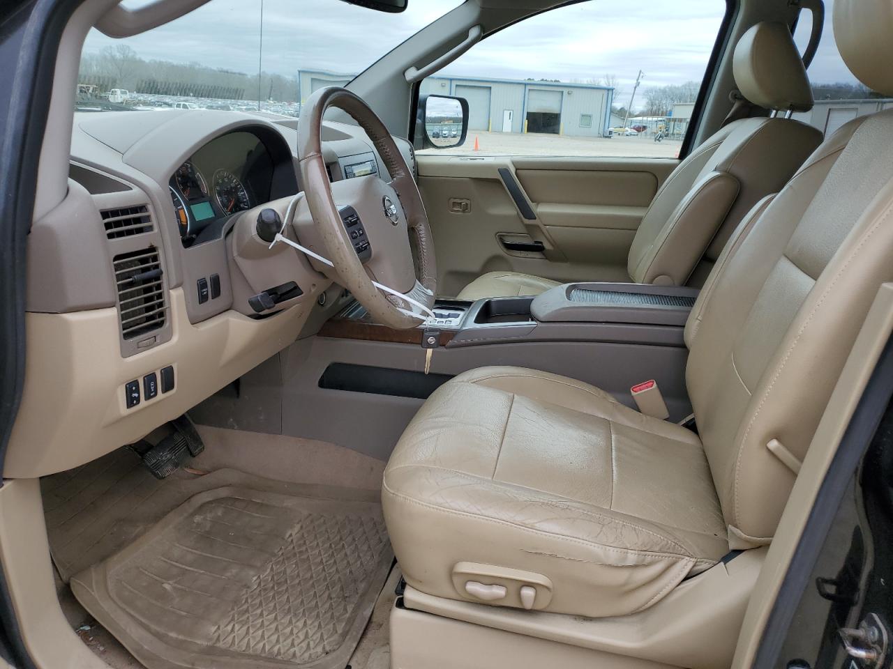 2010 Nissan Titan VIN 1N6BA0ED1AN300083 Copart auction photo, side / rear end damage thumbnail 7
