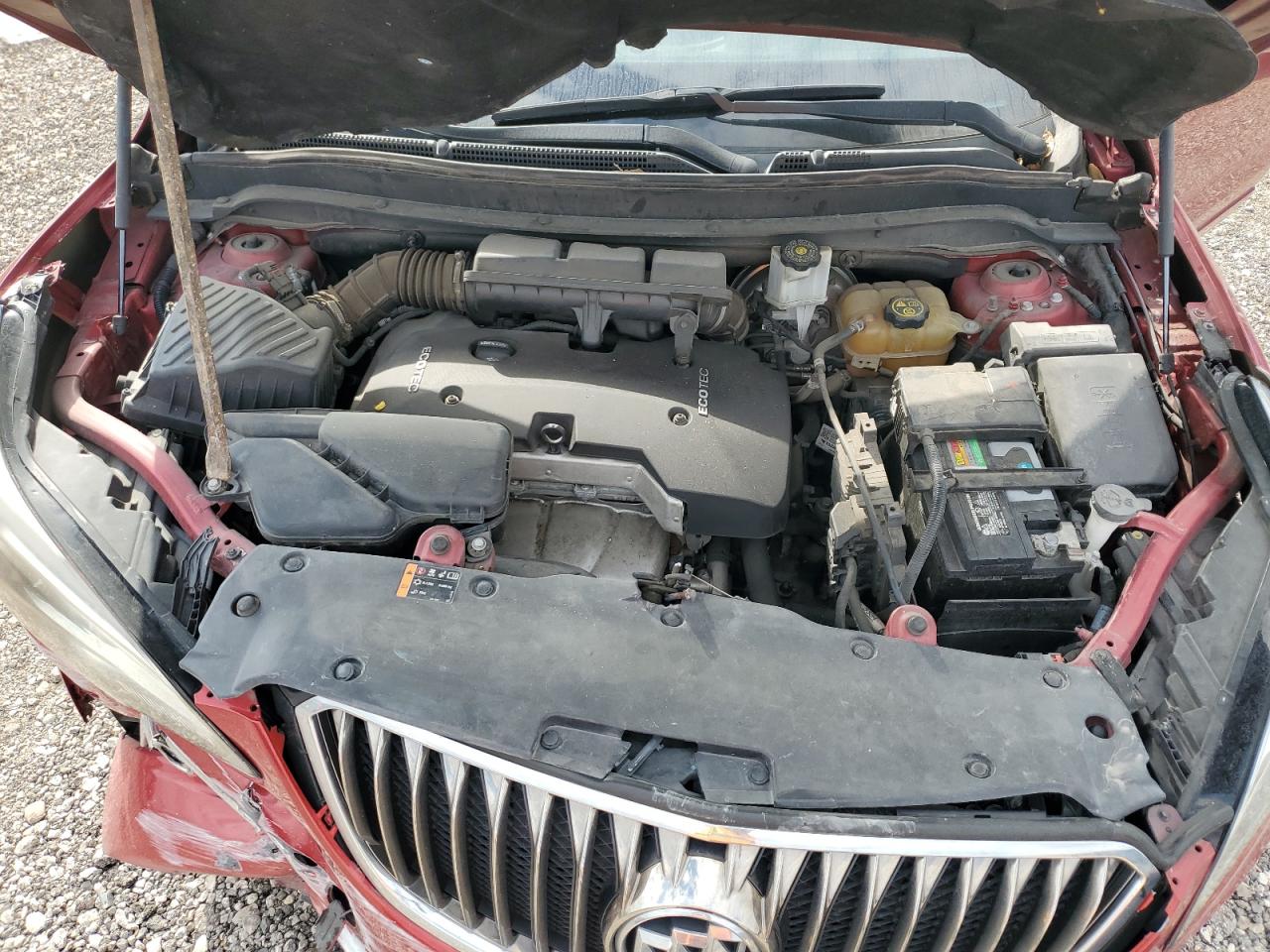 2017 Buick Envision VIN LRBFXBSA4HD222244 Copart auction photo, front end / rear end damage thumbnail 11