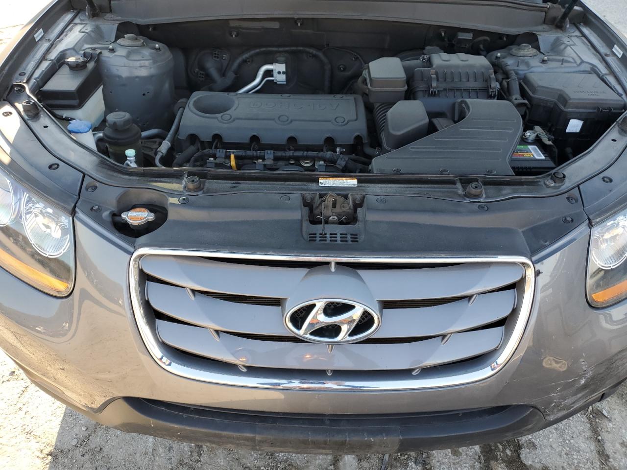 2010 Hyundai Santa Fe VIN 5NMSGDAB2AH376745 Copart auction photo, front end / rear end damage thumbnail 14