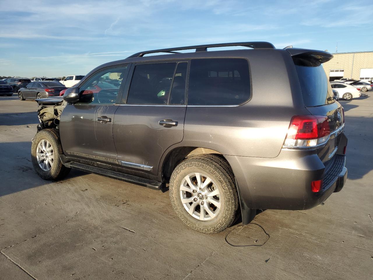 2019 Toyota Land Cruiser VIN JTMCY7AJ9K4077385 Copart auction photo, front end damage thumbnail 2