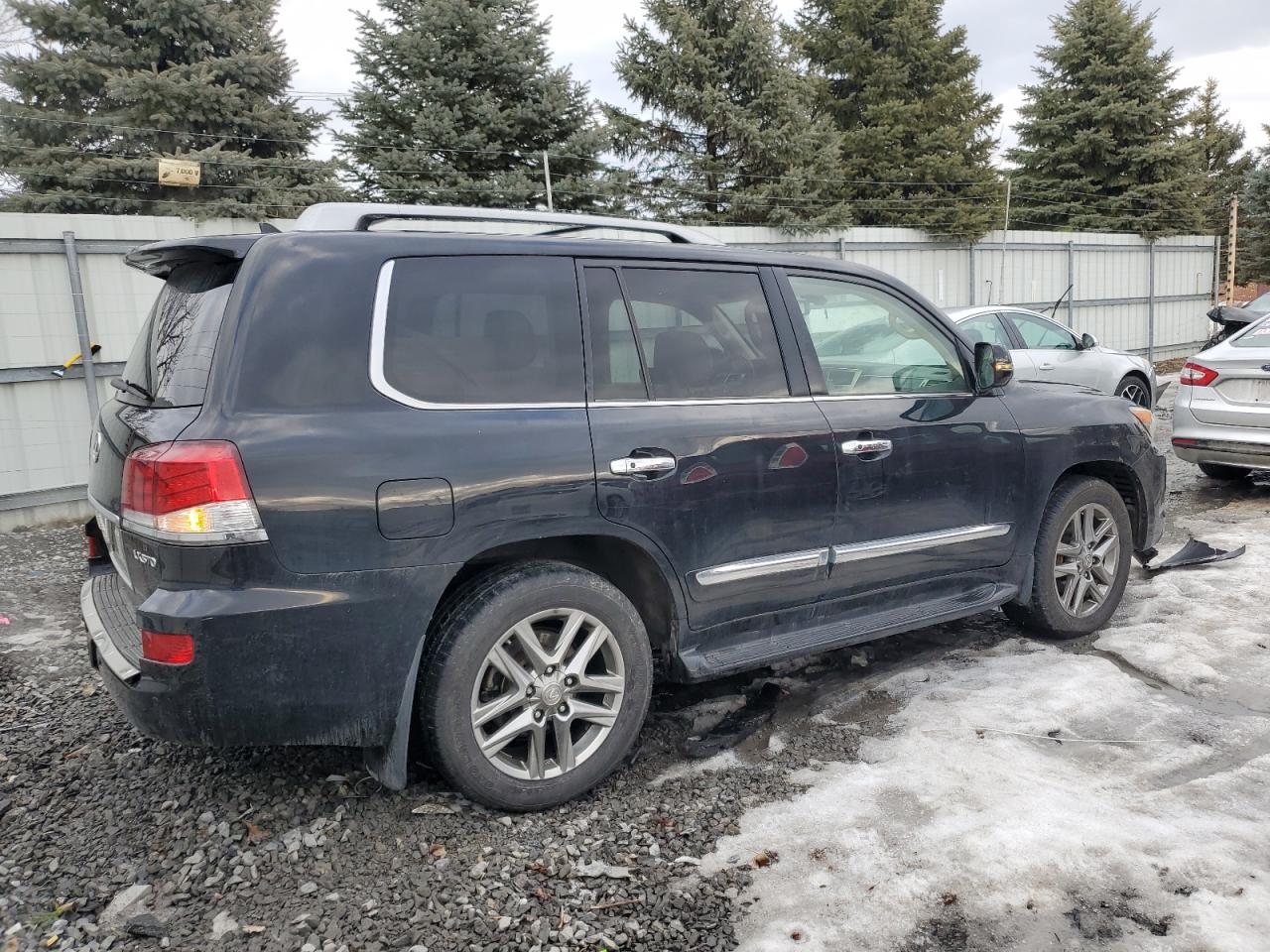 2014 Lexus LX VIN JTJHY7AX3E4132540 Copart auction photo, front end damage thumbnail 3