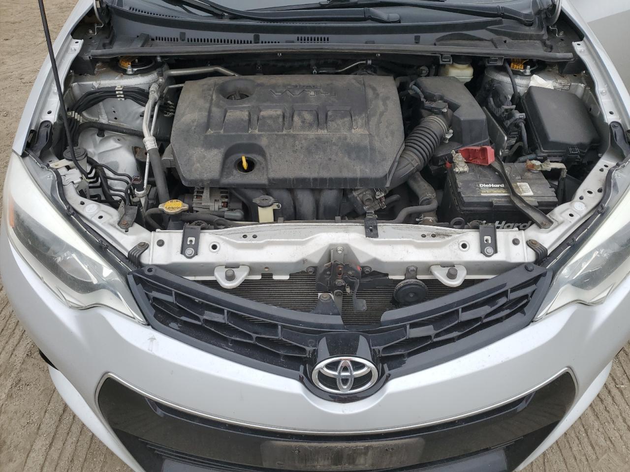 2016 Toyota Corolla VIN 5YFBURHE7GP441710 Copart auction photo, undercarriage / rear end damage thumbnail 12