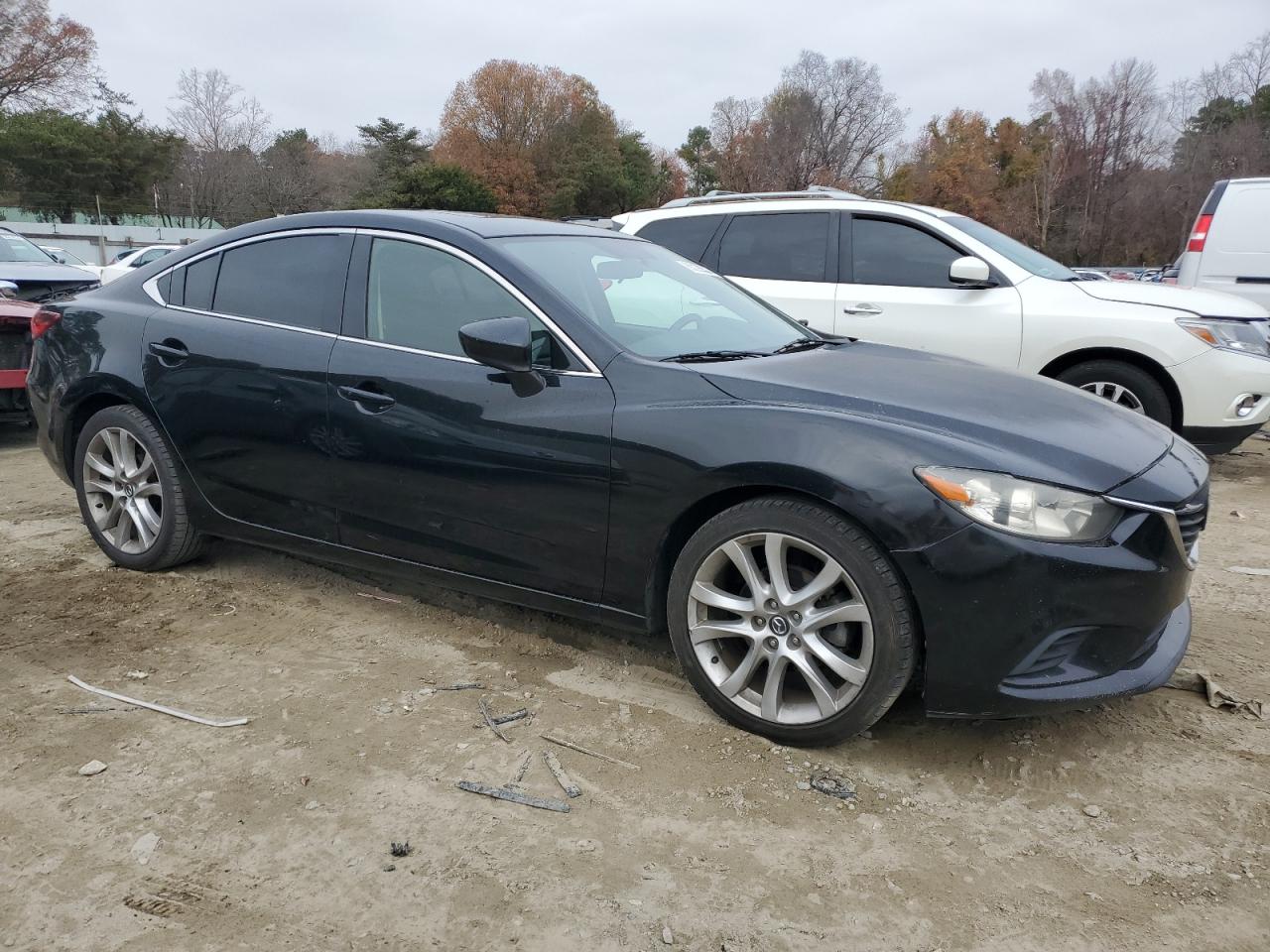 2015 Mazda 6 VIN JM1GJ1V64F1164093 Copart auction photo, rear end / side damage thumbnail 4