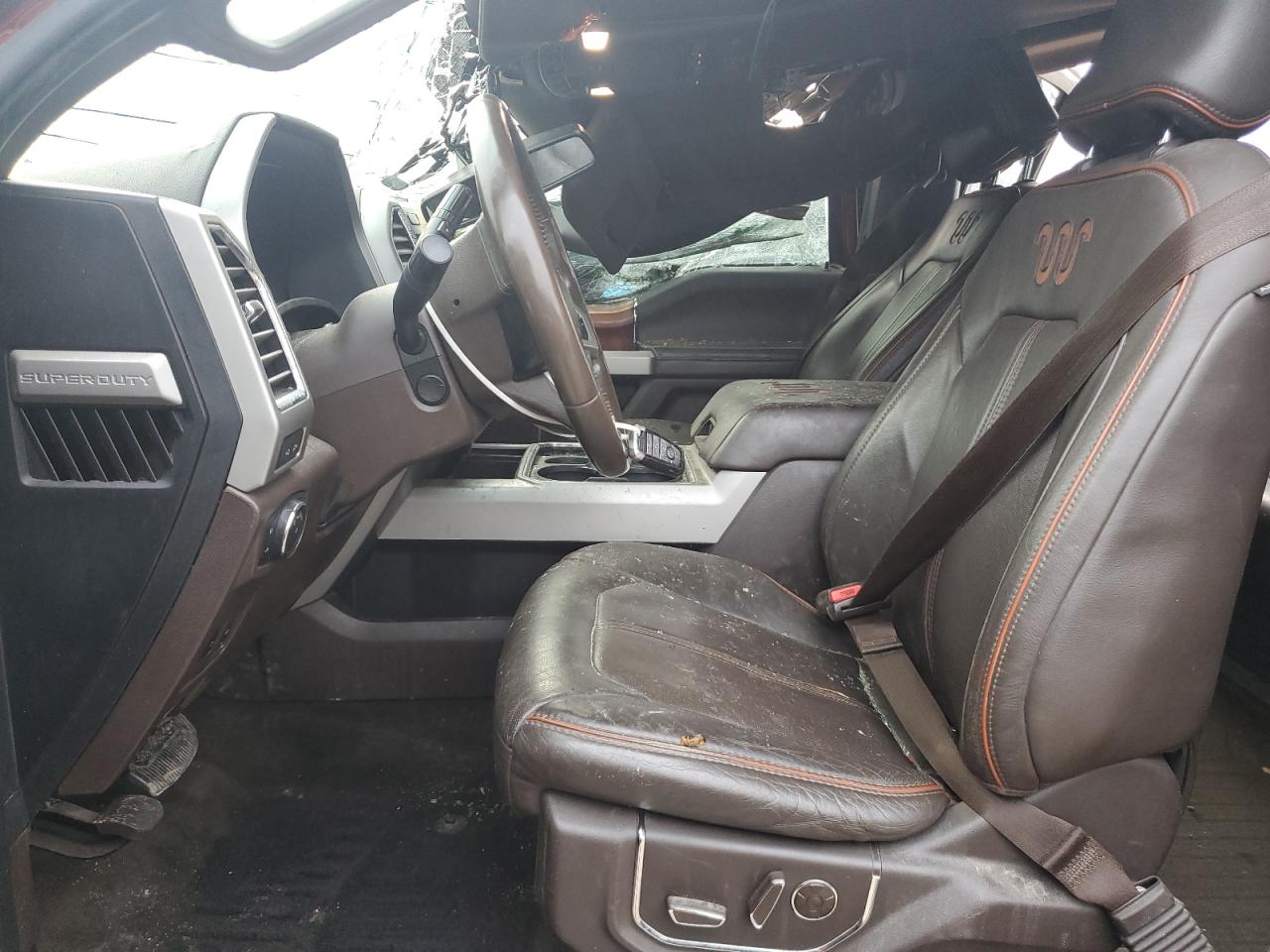 2017 Ford F350 VIN 1FT8W3DT2HED16716 Copart auction photo, all over damage thumbnail 7