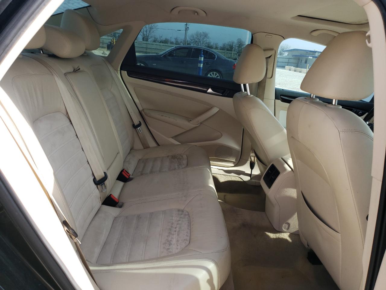 2014 Volkswagen Passat VIN 1VWCS7A35EC027125 Copart auction photo, top/roof damage thumbnail 10