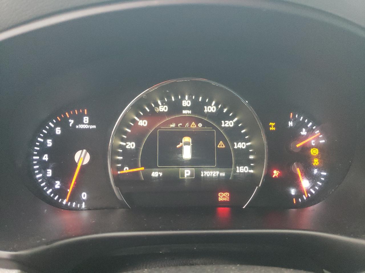 2016 KIA Sorento VIN 5XYPHDA50GG159016 Copart auction photo, front end / side damage thumbnail 9
