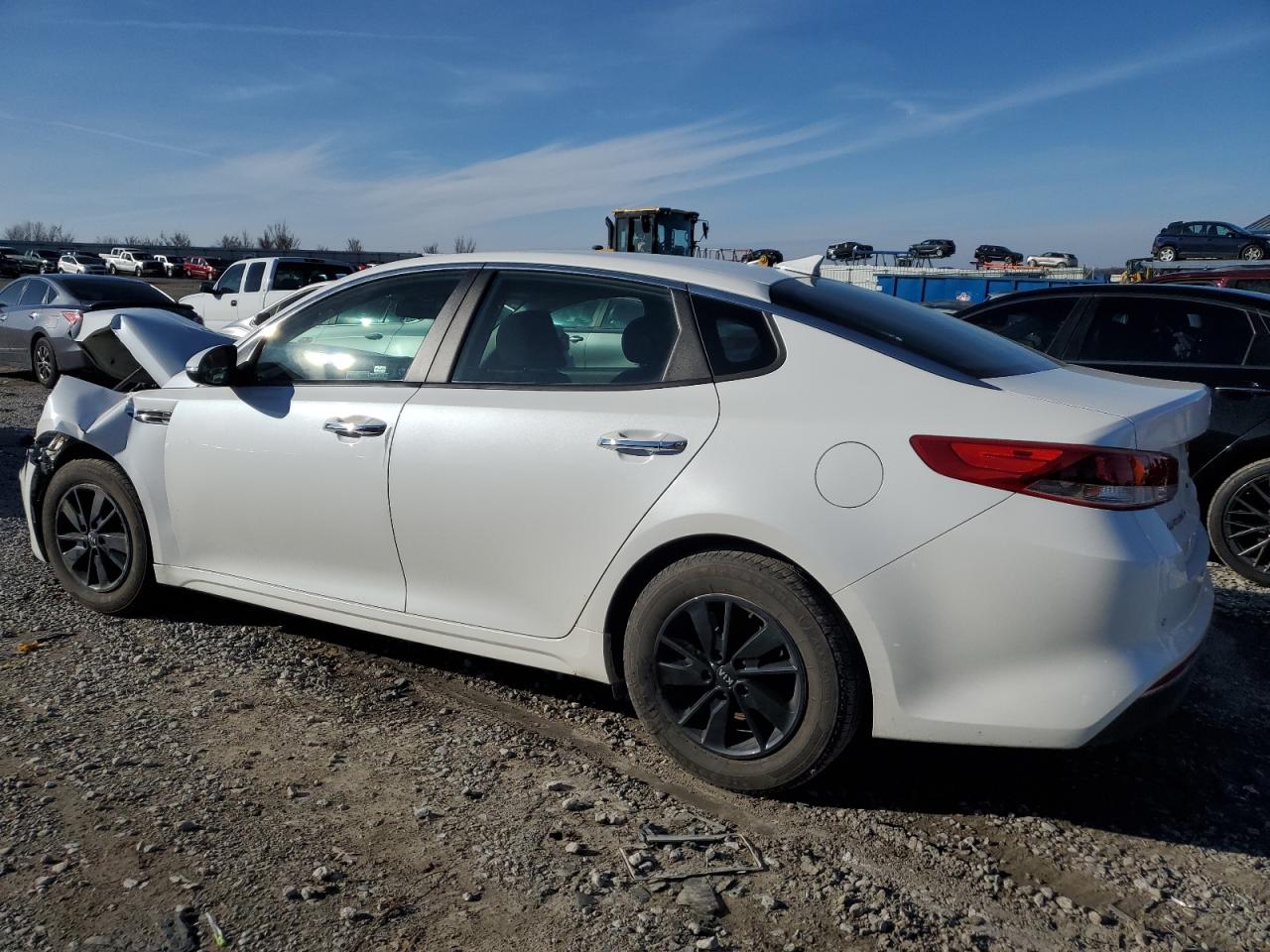 2018 KIA Optima VIN KNAGT4L32J5218283 Copart auction photo, front end damage thumbnail 2