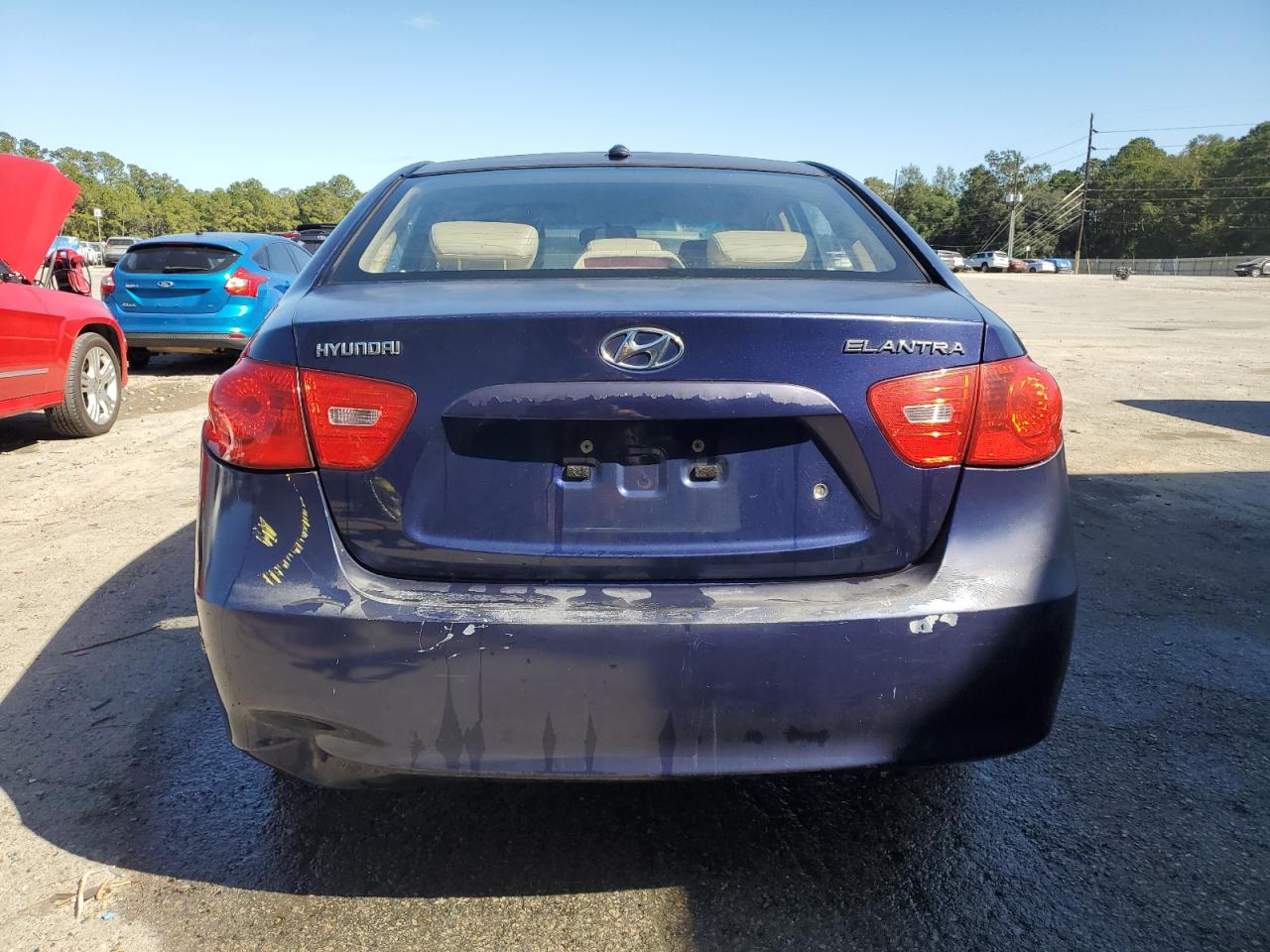 2009 Hyundai Elantra VIN KMHDU46D09U639391 Copart auction photo, rear end / front end damage thumbnail 6