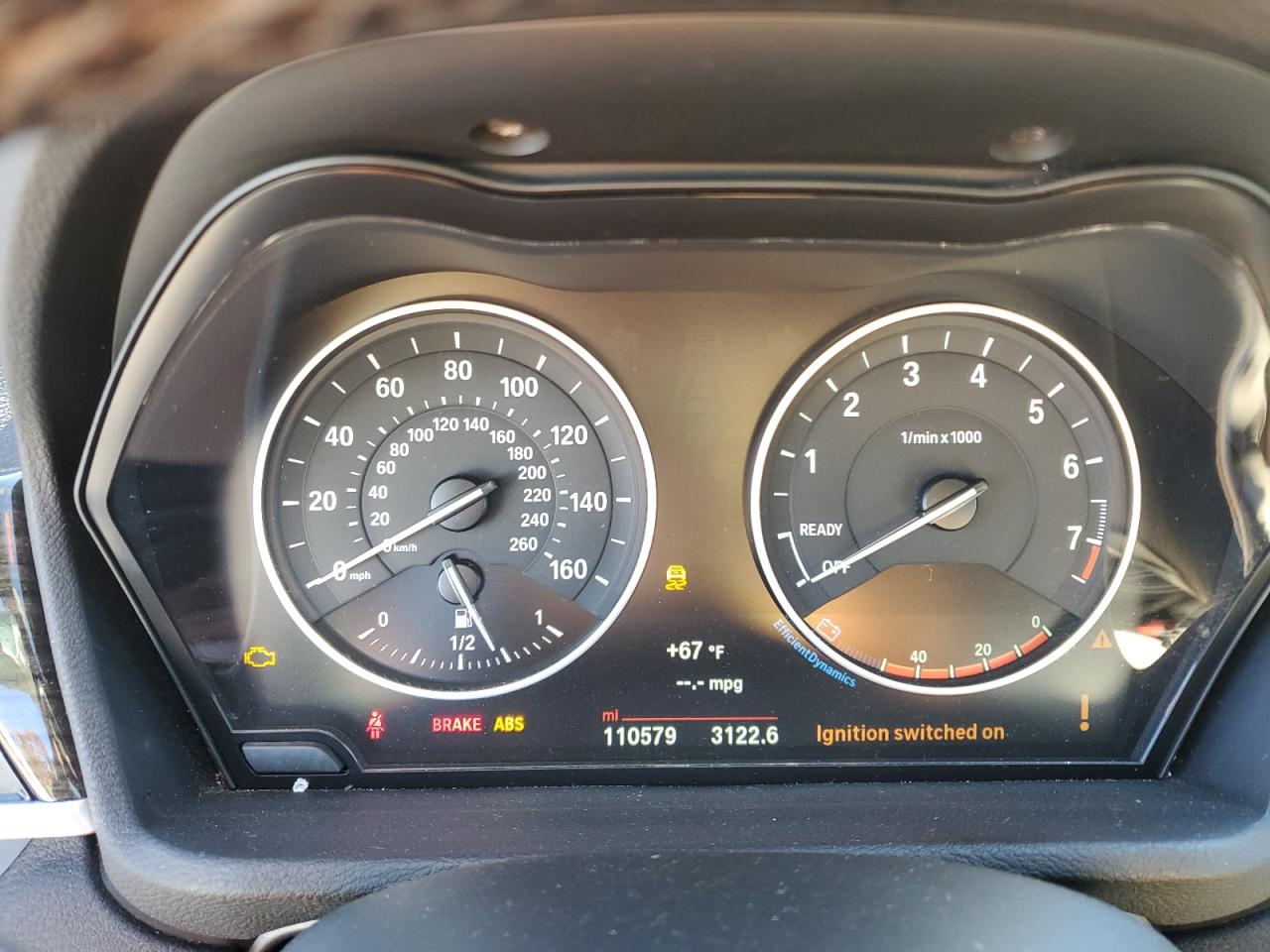 2017 BMW X1 VIN WBXHT3C31H5F82163 Copart auction photo, front end damage thumbnail 9