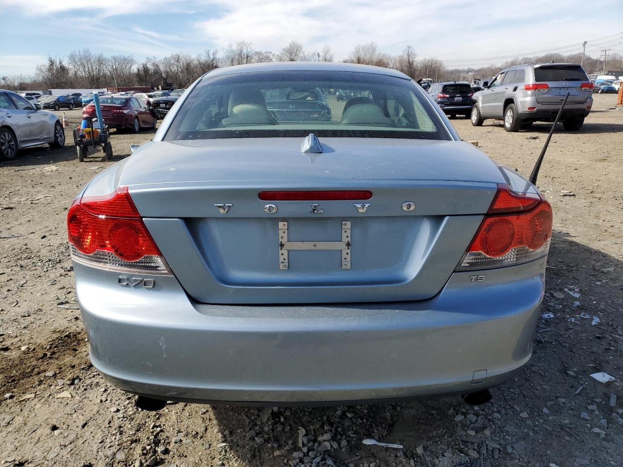 2010 Volvo C70 VIN YV1672MC7AJ092364 Copart auction photo, side damage thumbnail 6