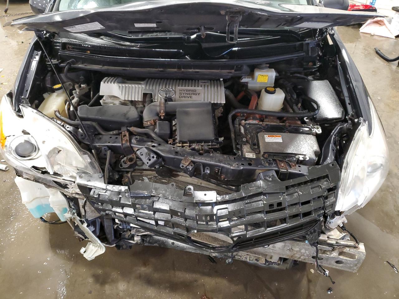 2012 Toyota Prius VIN JTDKN3DU4C1602438 Copart auction photo, front end damage thumbnail 11