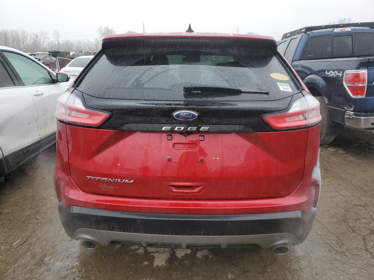 2021 Ford Edge VIN 2FMPK3K99MBA34346 Copart auction photo, side damage thumbnail 6