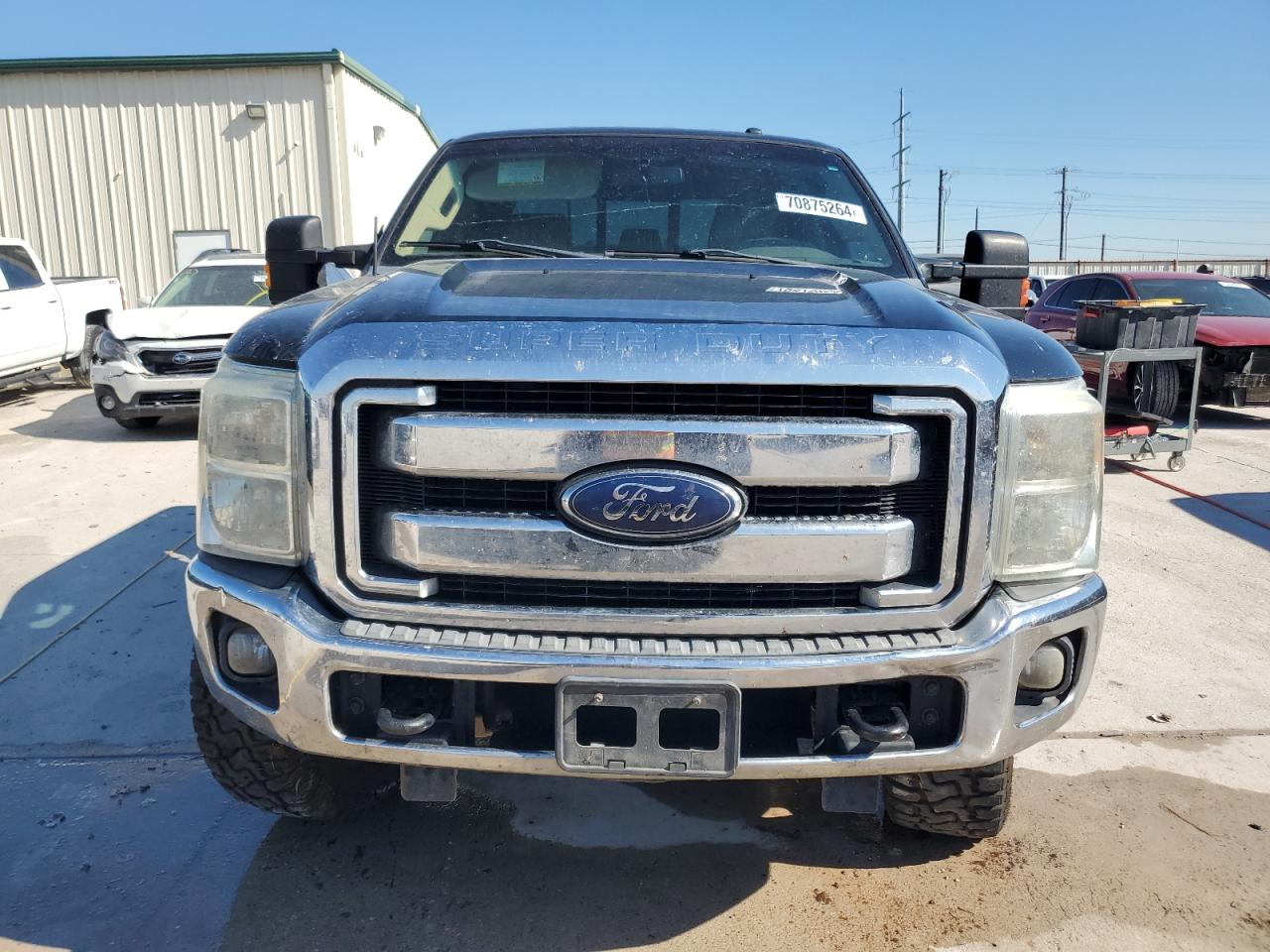 2012 Ford F250 VIN 1FT7W2BT0CED21513 Copart auction photo, side damage thumbnail 5