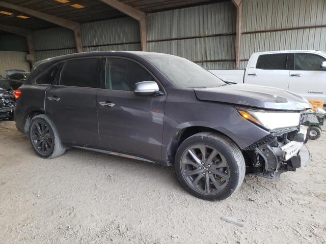 2017 Acura MDX VIN 5J8YD3H5XHL000706 Copart auction photo, front end / side damage thumbnail 4