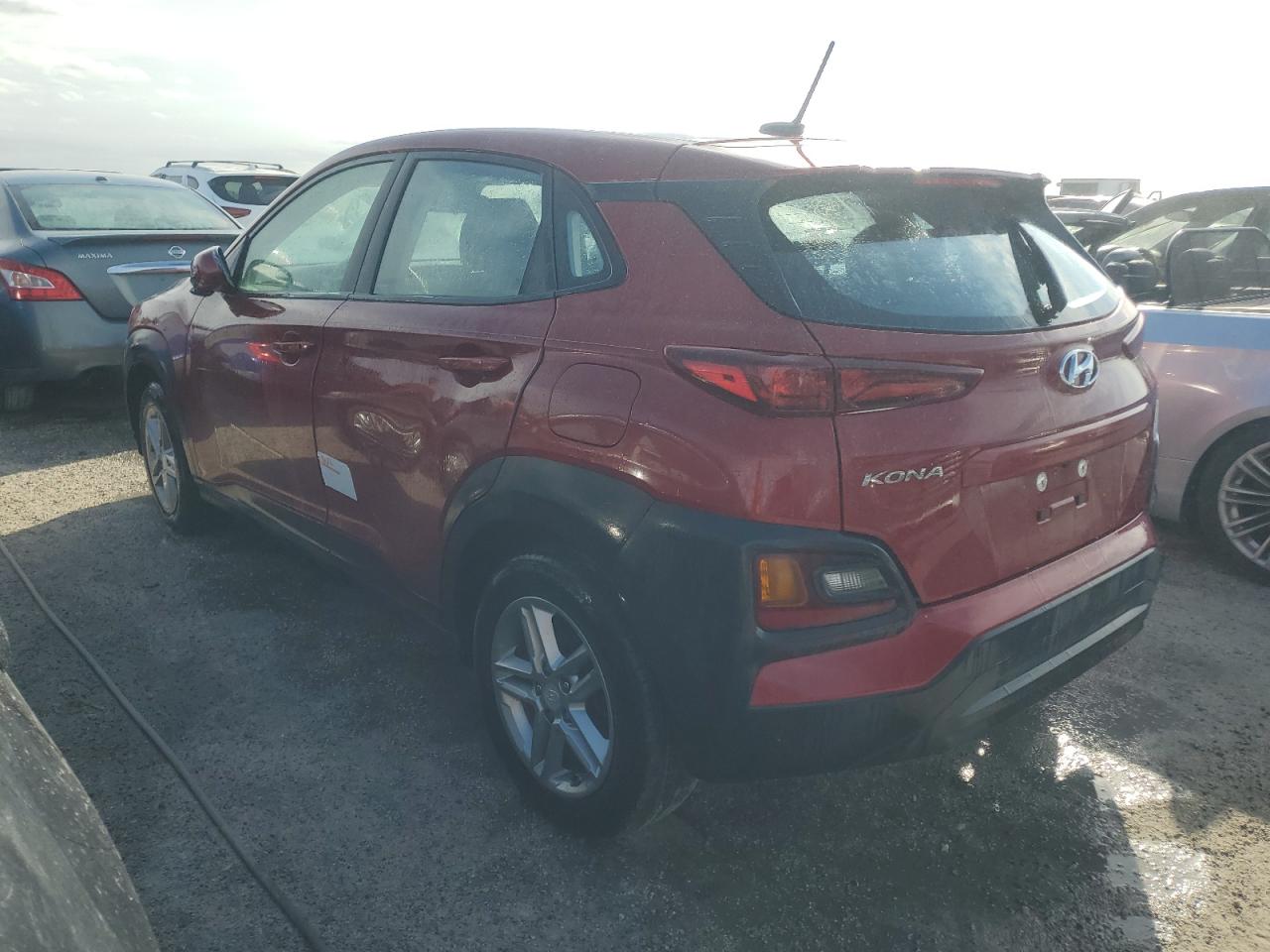 2019 Hyundai Kona VIN KM8K12AA6KU196252 Copart auction photo, water/flood damage thumbnail 2