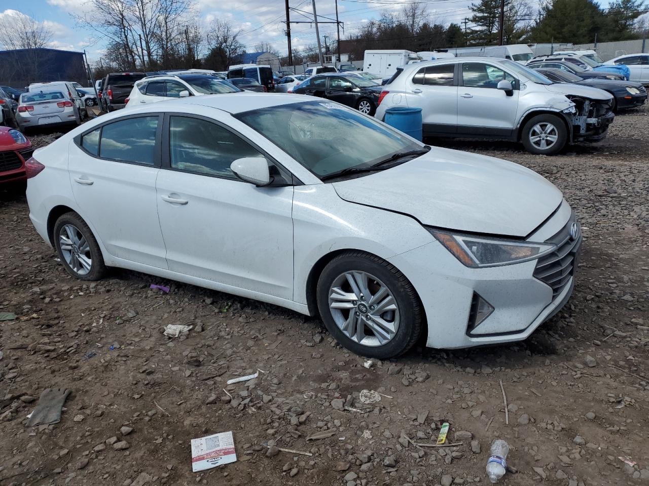 2020 Hyundai Elantra VIN 5NPD84LF7LH627237 Copart auction photo, vandalism damage thumbnail 4