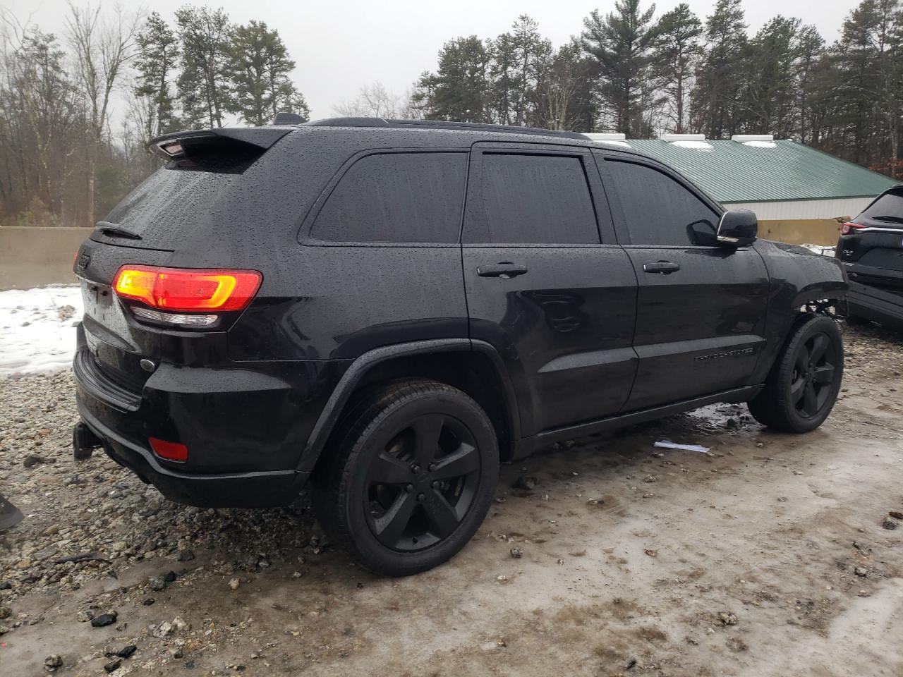 2014 Jeep Grand Cherokee VIN 1C4RJFCT3EC587412 Copart auction photo, front end / stripped damage thumbnail 3