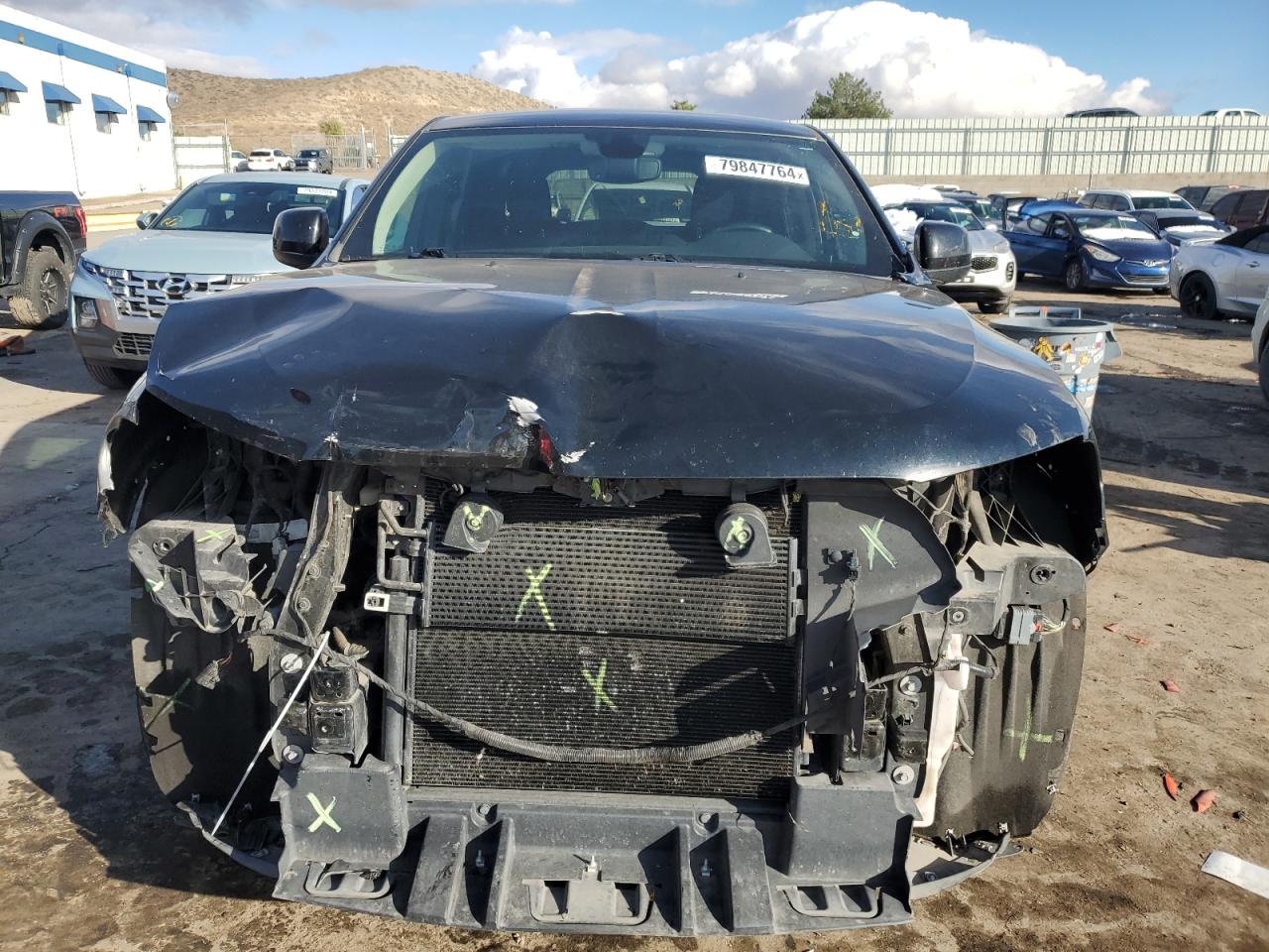 2021 Dodge Durango VIN 1C4RDHAG2MC608855 Copart auction photo, front end damage thumbnail 5