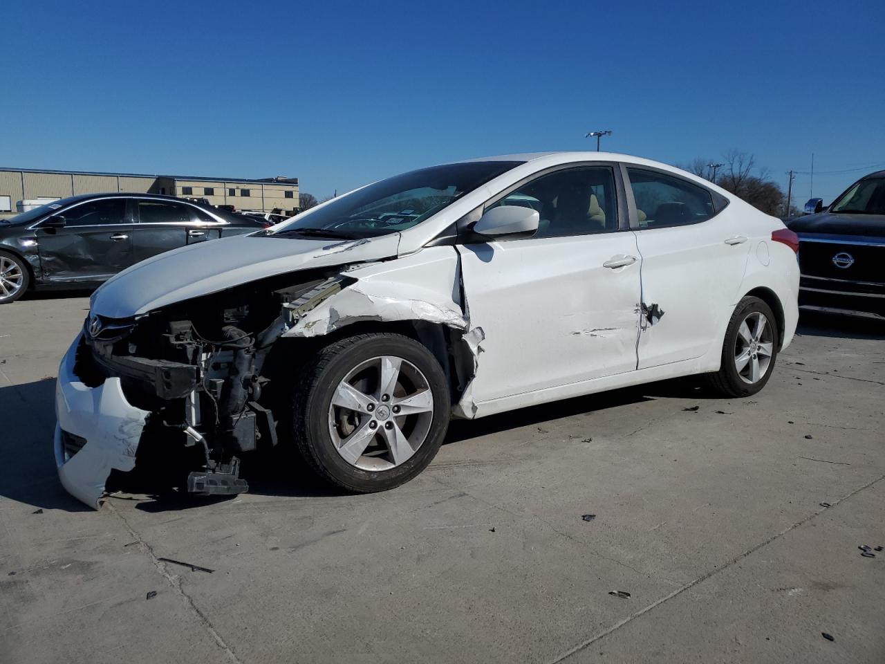 2013 Hyundai Elantra VIN 5NPDH4AE7DH381222