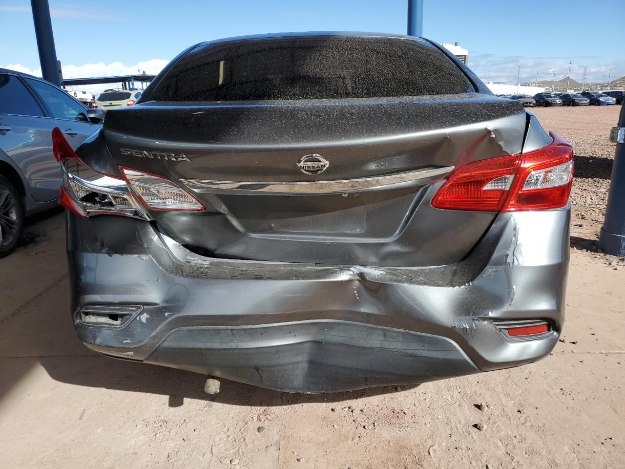 2018 Nissan Sentra VIN 3N1AB7AP1JY239019 Copart auction photo, front end / rear end damage thumbnail 6
